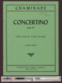 Concertino for flute and piano op. 107