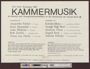 Karl Hofer-Symposion: Kammermusik