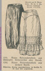 Musterzeichnung, Unterwäsche, Reformkleidung, ca. 1910