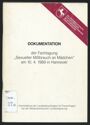 "_Sexueller Mißbrauch an Mädchen" : Dokumentation der Fachtagung am 10.4.1989 in Hannover